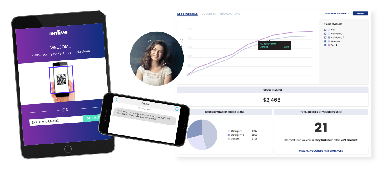 onlive.io - Check-in Apps, Badge Printing & Guest Management